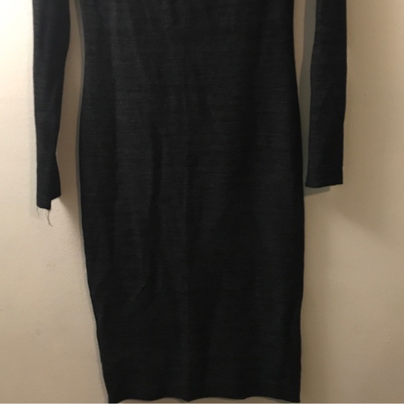 Bailey 44 midi Gabriel bodycon dress in anthracite SMALL - Picture 7 of 8